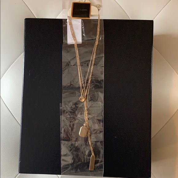 JLUXLABEL Jewelry - NWT JLUXLABEL Geometric Charmed 3 Necklaces Set